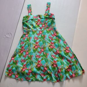 Matilda Jane Green Floral Kids Dress